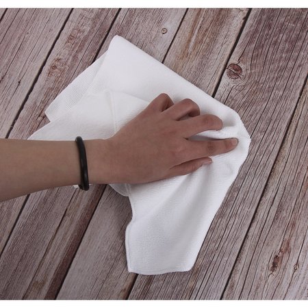Dri By Tricol Clean Multi-Purpose Cloth,  White, 300 GSM, 16 x 16 in, 72 PK  01-30-01-00-72-01-SELF